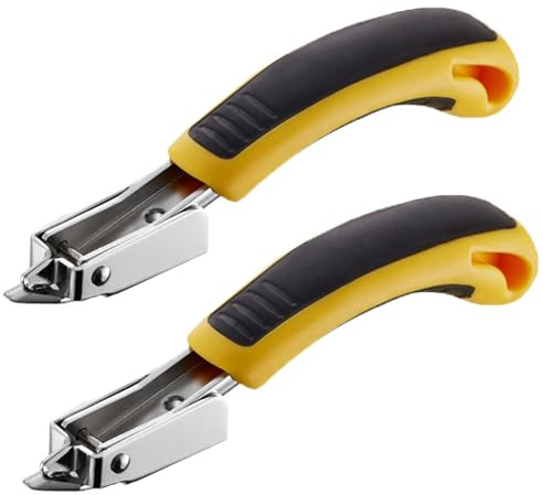 Estrattore di Graffette,2 Pcs Strumento Per Rimuovere Graffette con Manico Antiscivolo per famiglia,scuola,ufficio