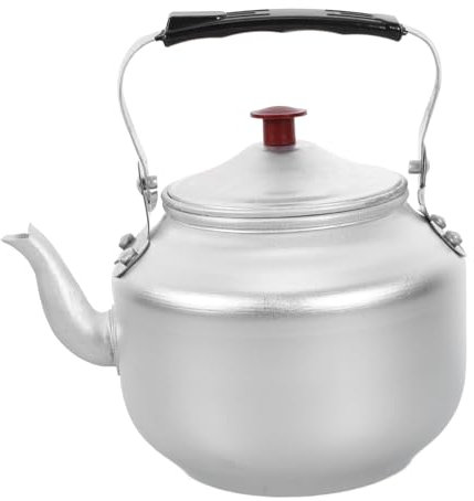 DEARMAMY 6.9Inches Aluminum Alloy Stove Top Teakettle Kitchen Teapot Vintage Alloy Coffee Kettle Boiling Water Kettle Old Fashioned