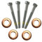 4 x Einspritzdüsenschraube, Unterlegscheibensatz, Einspritzdüsenhalter, Schraube, Cooper, Unterlegscheibe, Ersatz, A0009902907 A6110170060
