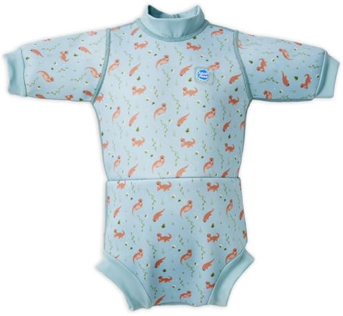 Splash About Happy Nappy Wetsuit, Playful Otters, 3-8 Months
