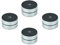 Pailvens Speaker Spikes Floor Protectors with Precision-Engineered Steel Balls Design, Shockproof Speaker Isolation Stand Feet for HiFi Amplifier, Subwoofer, DAC Recorder, Turntable, Sliver