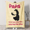 KAAYEE Valentinstag Papa Geschenk, Weiche Decke Papa zum Weihnachten Geburtstag Vatertag, Geburtstagsgeschenk Vatertagsgeschenk für Vater