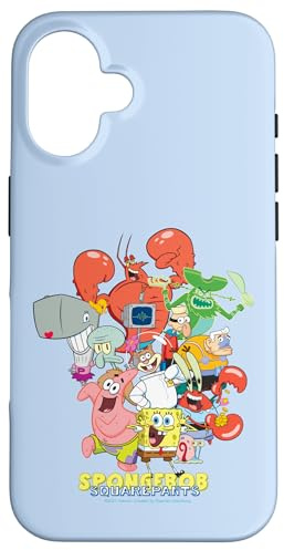 Hülle für iPhone 16 SpongeBob SquarePants Group Shot Title Pose Poster