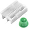 whanua [Replacement] for BMW E36 E46 E90 Zierclips 10x Seitenschweller-Rock-Ersatz 51711932996+51718184574 Zubehör Grün+Weiß
