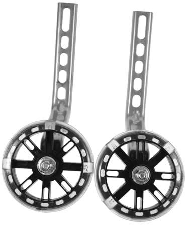 Sosoport Ersatz-Training-Rad Mit Beleuchtung Für Fahrrad Robuste Stützräder Für Kinderfahrrad Verschleißfeste Fahrradräder Mit Stabilitätsfunktion Installieren Und Sicher Zu