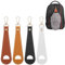 MBAIYO 4 Stück Hutclips aus PU-Leder für Reisen, Tragbare Hutklammer Freihändiger Taschen Huthalter Clips für Damen Herren Multifunktionale Entenschnabel Hut Clip für Rucksack Handtasche Outdoor