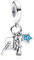 Annmors 925 Sterling Silber Charms Anhänger für Europäische Armbänder Halskette Christmas 2025 Blue Graduation Cap Book mit 5A Zirkonia,Weihnachten,Muttertag,Geschenk anhänger für Frauen Mädchen