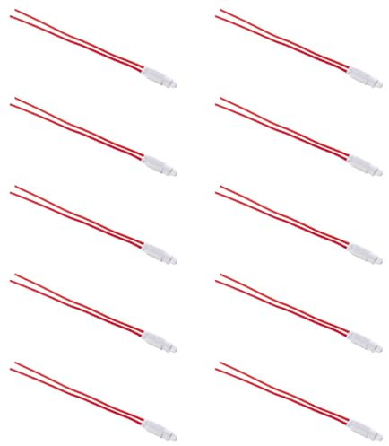 10 LUCI DI CORTESIA PER MODULI BASCULANTI, ROSSO, COMPATIBILE CON BTICINO LIVING, SPIA LUMINOSA PER INTERRUTTORI E PULSANTI, MODULI E FRUTTI 100% COMPATIBILI, MATERIALI DI ALTA QUALITA'