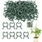 Isheurg Pflanzenclips,100 Stück Pflanzenklammern Klein,Wiederverwendbar Tomatenpflanzen Clips für Gemüse Und Obst, Ideal Für Gartenarbeit Und Professionelle Pflanzenpflege