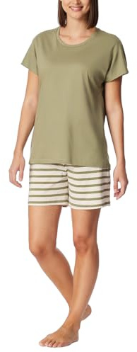 Schiesser Damen Schlafanzug kurz Single-Jersey Qualität - Casual Essentials