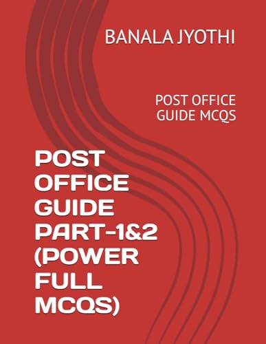POST OFFICE GUIDE PART-1&2 (POWER FULL MCQS): POST OFFICE GUIDE MCQS