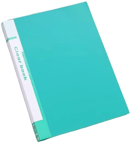 WLH Alexanders Ordner B4-Ordner mit Kunststoffhüllen, 60-Taschen-Aufbewahrung, Präsentationsbuch, Kunstportfolio, durchsichtige Ordner for Kunstwerke, Fotos und Dokumente Mappen