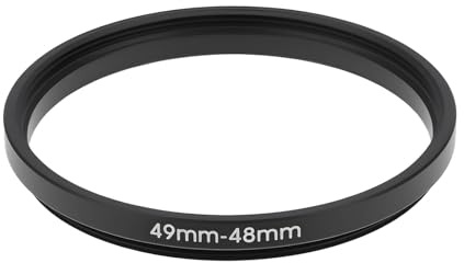 Briny River 49 Mm Bis 48 Mm Step-Down-Ring aus Aluminiumlegierung für die Meisten Kameras