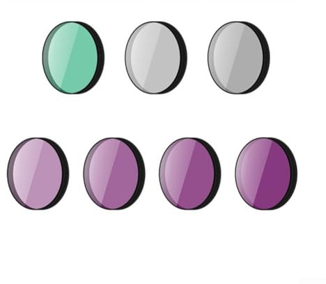 Premium ND CPL-Filter-Set, optische Filter für DJI Action 6 Enhance Fotografie, Videografie, Action-Kamera-Objektiv-Set (7-teiliges Set)