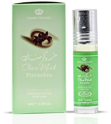 Profumo da 6 ml – Misk Olio profumato per uomo e donna (Choco Musk Pistachio)