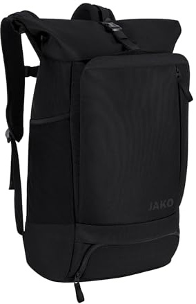 JAKO Rucksack Matchday – Vielseitiger Laptop Rucksack mit geräumigem Hauptfach und Bodenfach, praktisch für Alltag, Arbeit und Reisen, 100% recyceltes Polyester