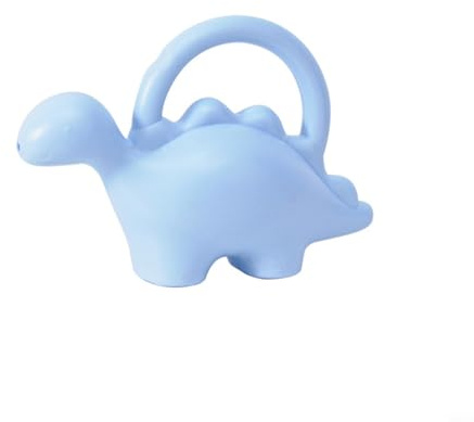 BEAZOOM Innaffiatoio portatile a forma di elefante, 1 l, per bambini, educazione in giardino, colore rosa (dinosauro, blu)