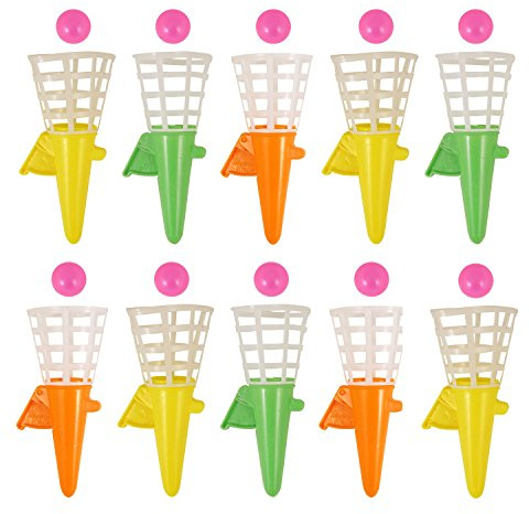 HENBRANDT Click & Catch Ball Game Assorted Colours (Pack of 10)