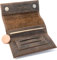 comari Premium Tabaktasche aus Leder - Tabak-Beutel mit Magnetverschluss - Extra Double-Paper- & Filterfach - Dreher-Tasche aus Handarbeit (Vintage Braun)