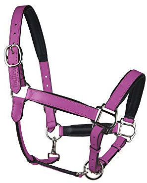 indira Lederhalfter pro (Cob - Kleinpferd, Pink 02)