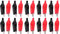 20 Stücke 28mm Metall Krokodilklemme Krokodil Elektrische Klemme mit Isolierung PVC Ärmel Bedeckt für die Prüfung Sonde Meter Black & Red