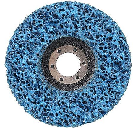 5pcs Poly Strip Abrasive Disc Rust Paint Remover Cleaning Grinding Wheel for Angle Grinder 100/115/125mm(100×14×22), Other abrasives