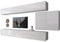 lukmebel COLGANTE IV Wohnwand Lowboard Wohnwand Set TV-Schrank Hängeschrank Weiß Hochglanz HG Fernsehschrank mit LED Beleuchtung und Push to Open System Sideboard Wohnzimmer