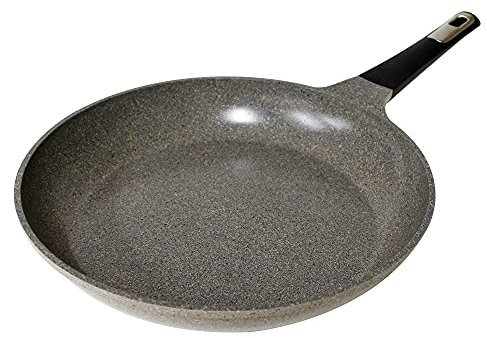 Neoflam Venn 32,5 cm Keramikbeschichtung, Antihaft-Bratpfanne, Omelettpfanne, PFOA-frei, gesund, extra großes Stein-Kochgeschirr für den täglichen Gebrauch, spülmaschinenfest, Marmor
