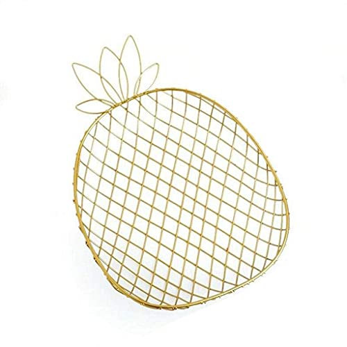 Métal Fer Assiette De Fruits Bonbons Snack Assiette Creative Room Living Desktop Basket Home Storage