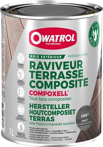 Compoxell – Verbundholz-Terrassenreiniger – Owatrol – 1 l grau