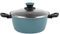 Magefesa Lotus - Cacerola 20 cm de Acero vitrificado Exterior Azul. Antiadherente bicapa Reforzado, Apto para Todo Tipo de cocinas, Especial inducción. 50% de Ahorro energético.