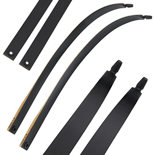 Wurfarme Drake Advantage - 18-40 lbs, Schraubwurfarme, Mattschwarz, Fiberglaslaminat, hervorragende Stabilität (68 Zoll, 28 lbs)