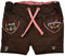 Trachten Shorts in Lederhoselook i mog di braun für Mädchen, Gr. 98