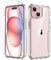 ORETECH Compatible with iPhone 15 Plus Case, with [ 2 x 9H Tempered Glass Screen Protector & Camera Lens Protector] Shockproof Ultra Slim Transparent Non-Slip Bumper PC Hybrid Phone Cover - Clear