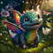 NAIMOER Drache Diamond Painting Tiere Diamant Painting Bilder, Diamond Painting Erwachsene Diamond Painting Bilder Diamant Bilder Kinder 5D Diamant Malerei für Home Wand Décor(30x30cm)