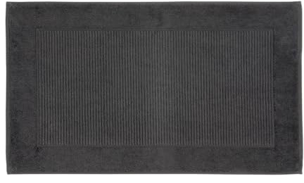 Christy Supreme Bath Mat | 100% Cotton | Super Soft and Plush | Dry Quickly Shower Mat | Heavyweight 1000 GSM | Graphite