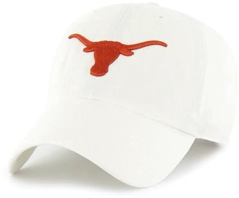 Offiziell lizenzierte Texas University White MVP Mütze verstellbar klassisches Team-Logo strukturiert bestickt Kappe, Weiss/opulenter Garten, Einheitsgröße