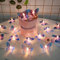 YATOSEEN Schmetterlings Lichterkette, 3M 20 LED Schmetterlings Lichterkette, Batterie oder USB Betriebene Lichter für Kinder im Innen- und Außenbereich, Beleuchtungsdekoration