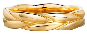 AMDXD Ringe 18 Karat Gold, Weizen Antragsring, Damen Partnerringe Bandringe Au 750 Echt Goldschmuck