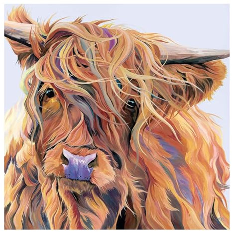 Miquans Art Malen Nach Zahlen Erwachsene Paint by Numbers Mal Nach Zahlen Für Erwachsene Malen Nach Zahlen Malen-Nach-Zahlen Erwachsene Ochse(40x40)