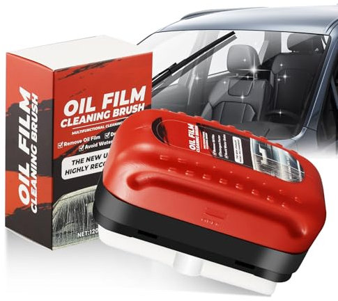 120ML Automotive Oil Film Cleaning Brush, 2024 New Oil Film Cleaning Brush, Car Oil Film Cleaning Brush Versatile, for Easily Improve Clarity and Visibility