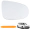 NewZC Coche Cristal de Espejo Retrovisor Derecho Calefactable para VW G-olf 6 MK6 2010-2014 /G-olf GTI 2010-2014 /VW G-olf VI (5K1) 2008-2013 /VW G-olf VI Cabriolet (517) 2011-2016 /VW 1T3 2010-2015