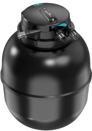 allpondsolutions Auto Cleaning Pressurised Koi Fish Pond Filter with UV Steriliser Light and Timer - Ponds Up to 75000 litres - PRO-75000