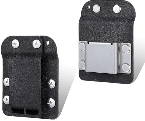 Tape Measure Holder Tape Measure Belt Clip Drill Holders for Tool Belt-Simple Hook Accessories Suitable Measuring Tapes Cordless Drills Impact Driver Nailer Men Stainless Steel 3.31 × 2.60 × 0.98