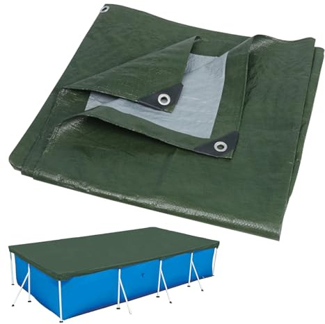 Copertura solare per piscina - Protezione per telo antipolvere | Protezione resistente ai raggi UV per vasca idromassaggio e interni per terrazza giardino esterno