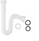 Tidevib Tuyau de vidange flexible extensible pour évier avec adaptateurs de 3,8 cm et 3,8 cm pour cuisine, salle de bain, vanité, camping-car, salon de coiffure, bol de shampooing