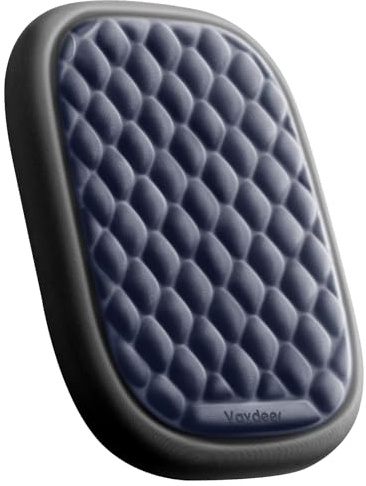 VAYDEER Ellenbogenauflage aus Memory-Schaum, Blau-Schwarz | Weiche Memory-Schaum-Polsterung für Arme und Ellenbogen bei Büro-, Gaming- und Computerarbeit am Schreibtisch.