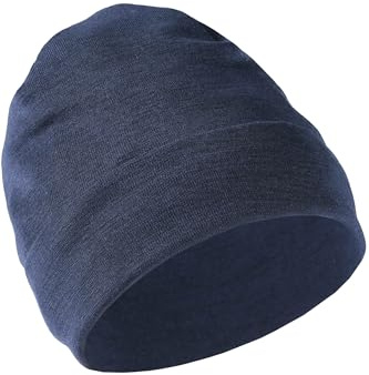 Engel Natur Beanie Mütze aus Wolle-Seide
