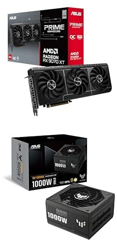 ASUS *Upgrade Bundle Prime Radeon RX 9070 XT OC Edition 16GB GDDR6 Gaming Grafikkarte TUF Gaming 1000W Gold Netzteil