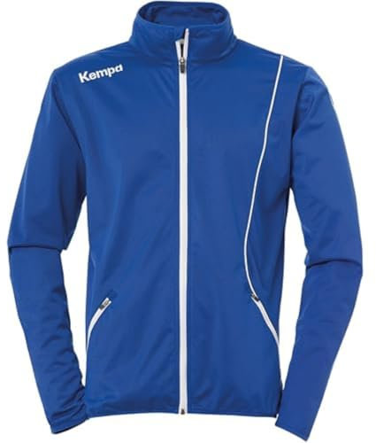 Kempa Herren Curve Classic Jacke, Rot/Weiß, 128